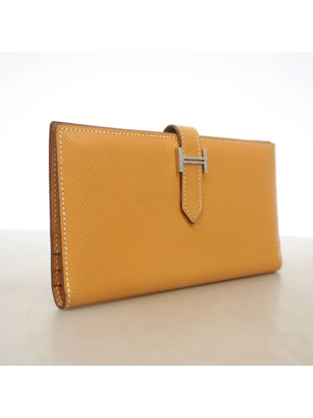 Hermes Wallet Bearn Veau Epsom Natural Sable Silver